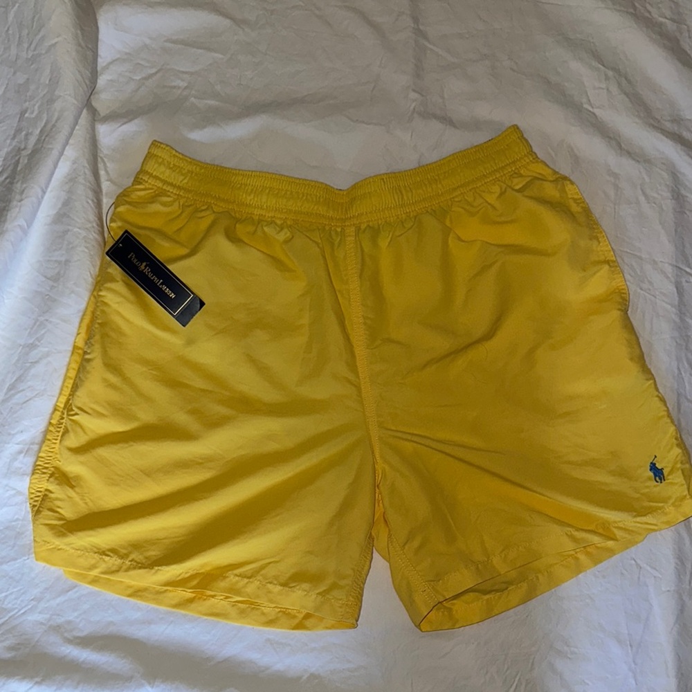 Polo by Ralph Lauren Yellow Swim Trunks
